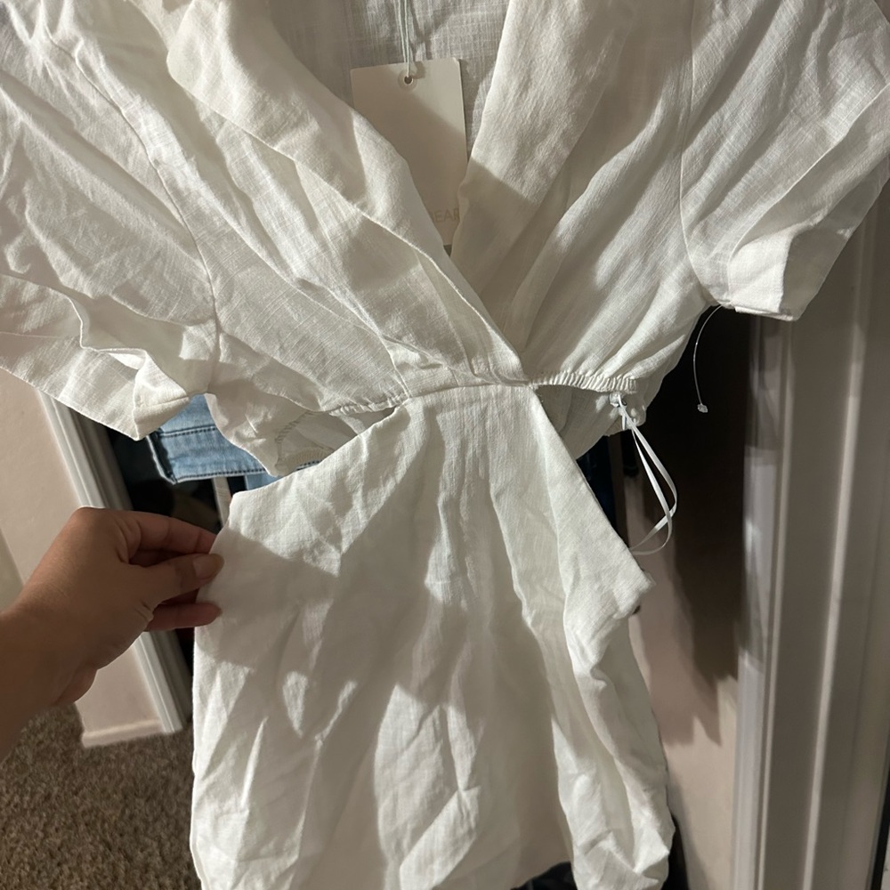 Pull&Bear Elegant White Garment